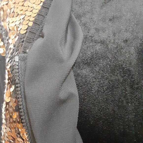 Berek Takako Sakon Vintage Full Zip Sequin Sweater Jacket Women's Large - Picture 9 of 13